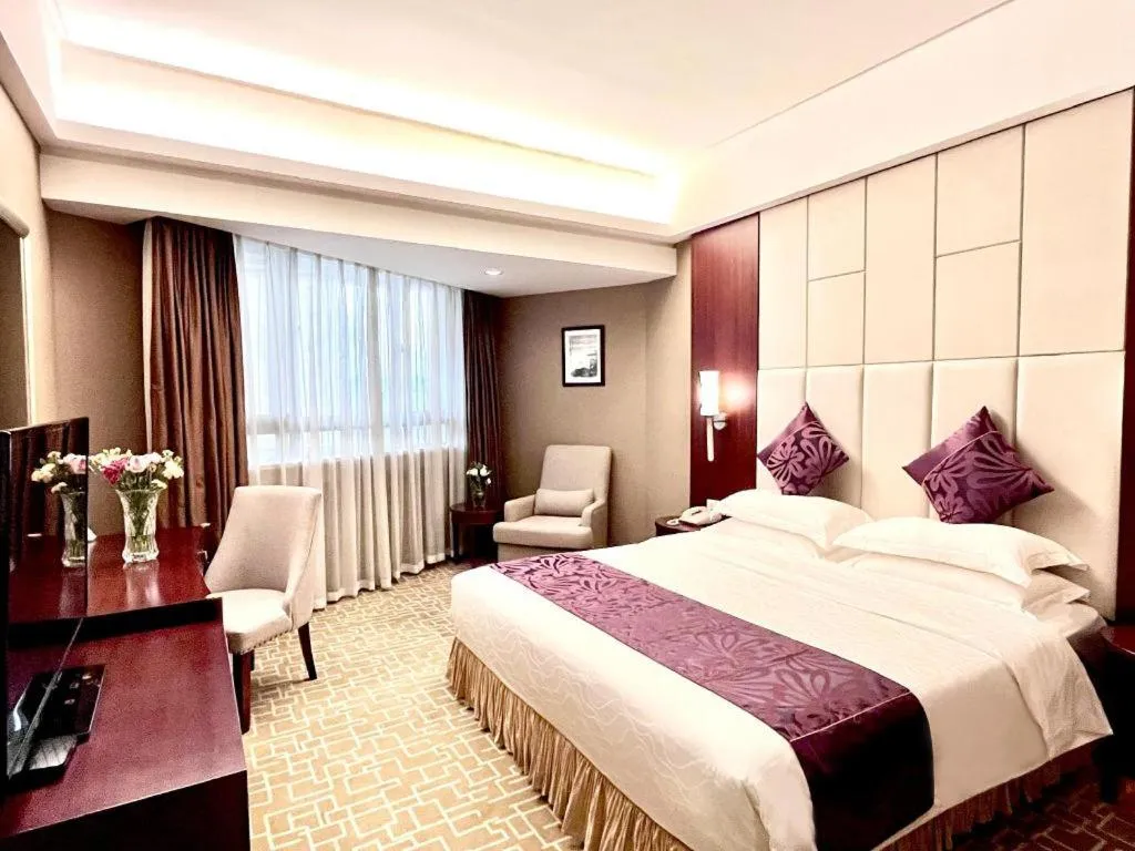 Bed in Century Plaza Hotel