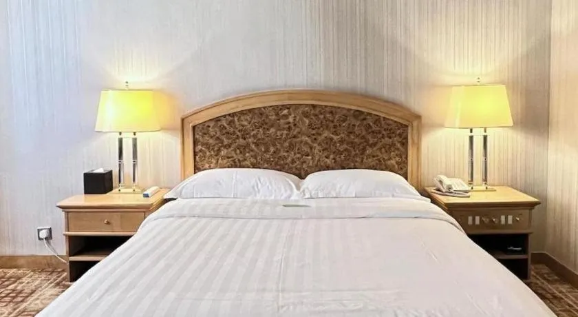 Bed in Century Plaza Hotel