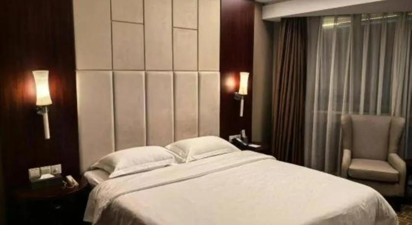 Bed in Century Plaza Hotel