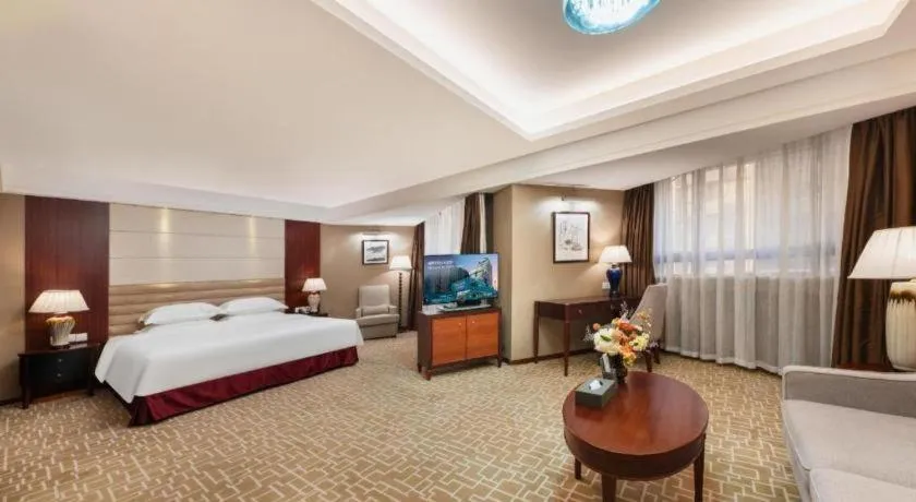 Bed in Century Plaza Hotel