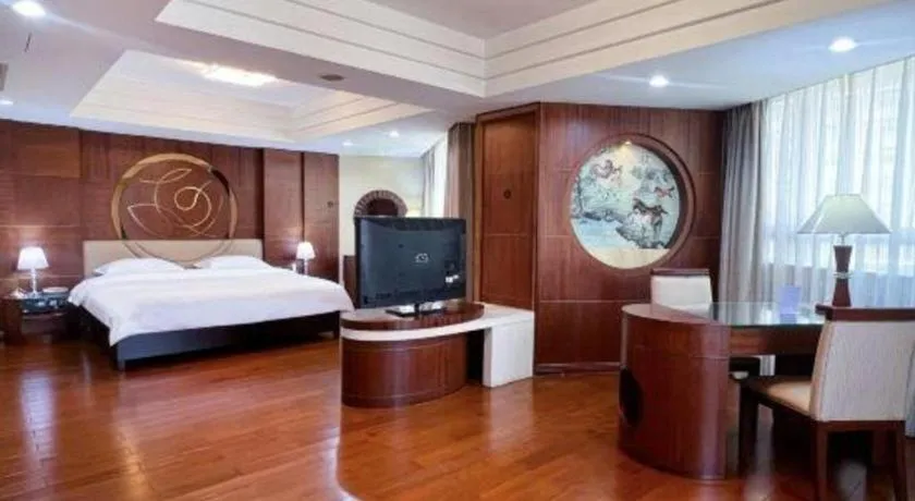 Bed in Century Plaza Hotel