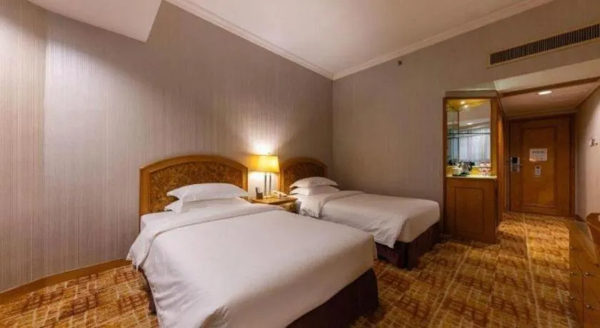 Bed in Century Plaza Hotel