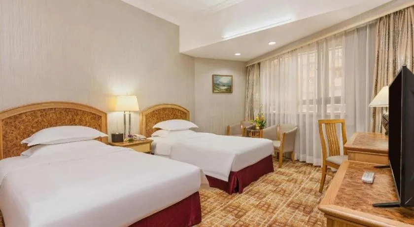 Bed in Century Plaza Hotel