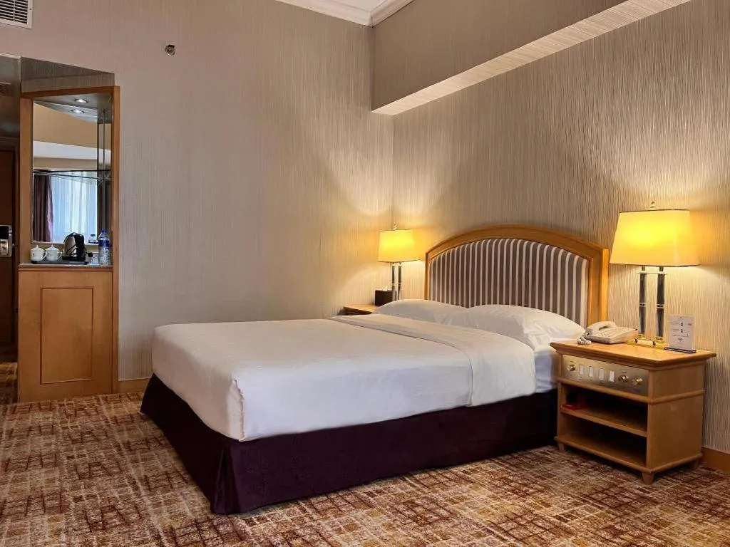 Bed in Century Plaza Hotel