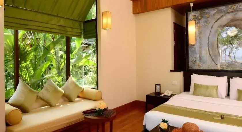 Bed in Baan Talay Dao Resort Bed in Baan Talay Dao Resort