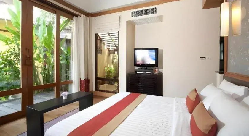 Bed in Baan Talay Dao Resort Bed in Baan Talay Dao Resort