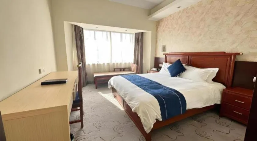 Bed in NanYing Hotel Shanghai