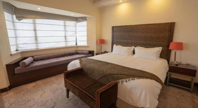 Bed in NanYing Hotel Shanghai