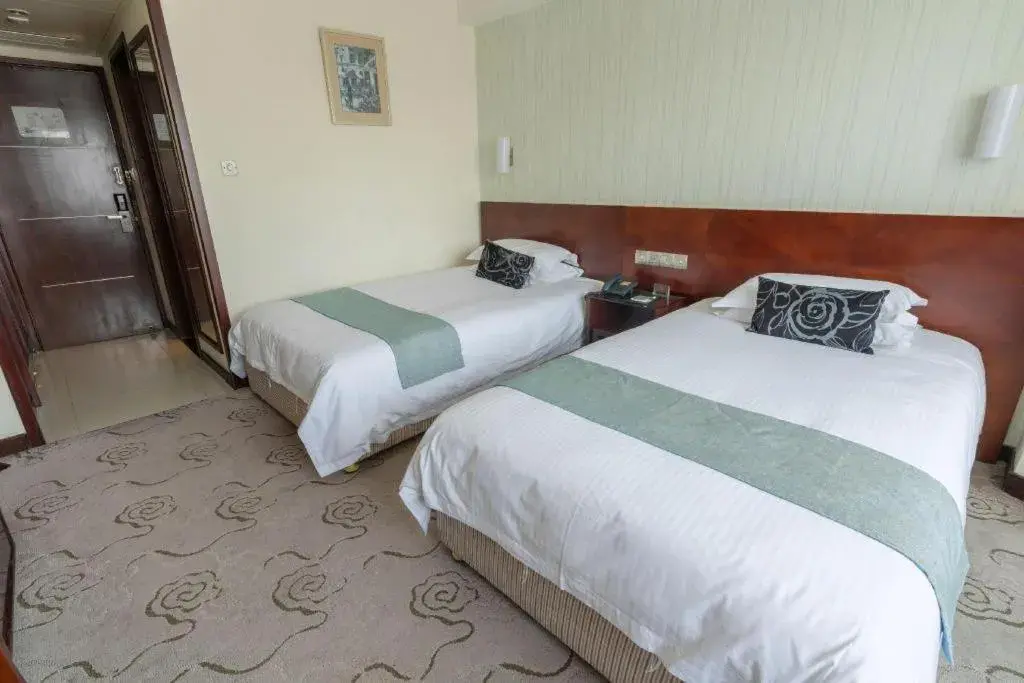 Bed in NanYing Hotel Shanghai Bed in NanYing Hotel Shanghai