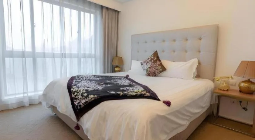 Bed in NanYing Hotel Shanghai