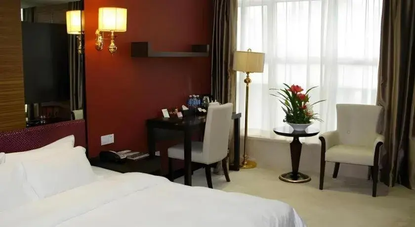 Bed in Milu Hotel Bed in Milu Hotel