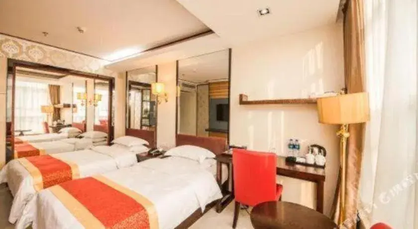 Bed in Milu Hotel Bed in Milu Hotel