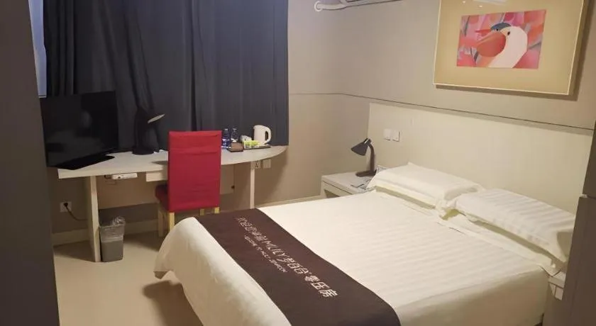 Bed in Jinjiang Inn Shenzhen Airport