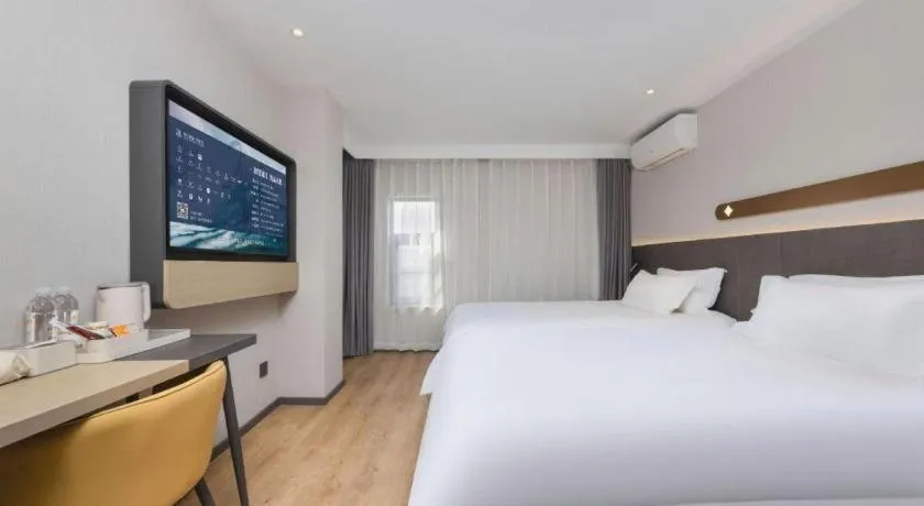 Bed in Jinjiang Inn Shenzhen Airport