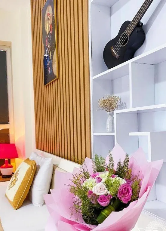 Bed in Ideal Hotel Hue