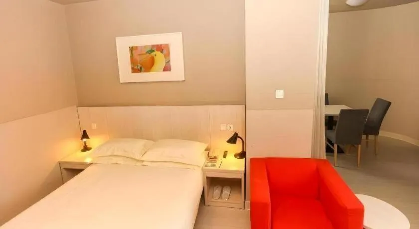 Bed in Jinjiang Inn Shenyang North Station