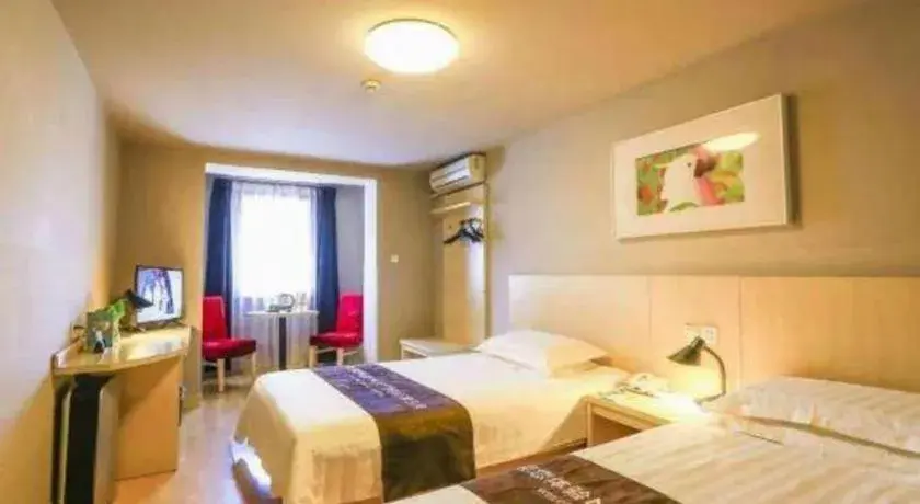 Bed in Jinjiang Inn Tianjin Zhongshan Road Bed in Jinjiang Inn Tianjin Zhongshan Road