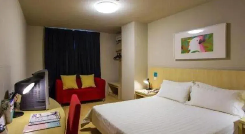 Bed in Jinjiang Inn Tianjin Zhongshan Road Bed in Jinjiang Inn Tianjin Zhongshan Road