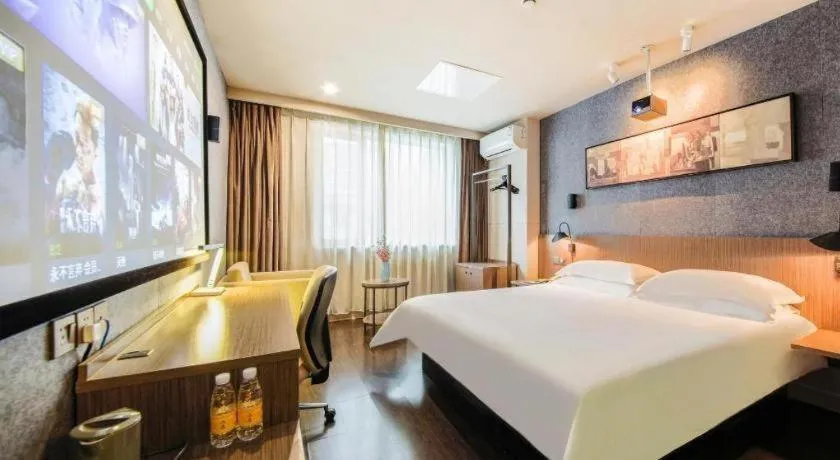 Bed in Jinjiang Inn Select Wuhan Xinhua Road Xiehe Hospital