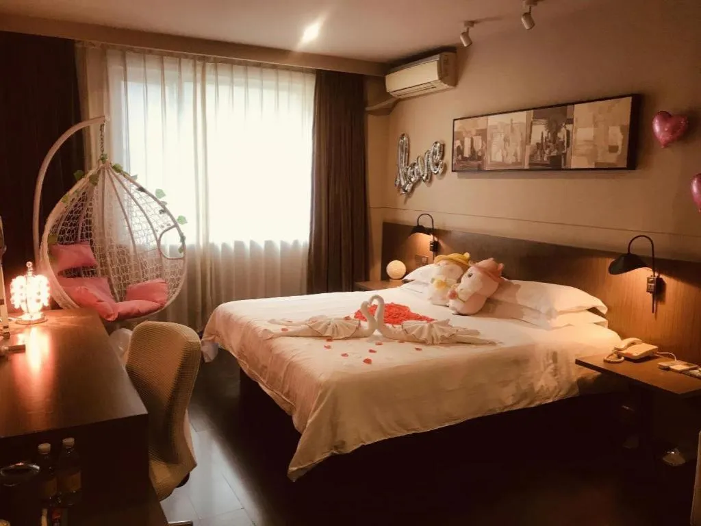 Bed in Jinjiang Inn Select Wuhan Xinhua Road Xiehe Hospital
