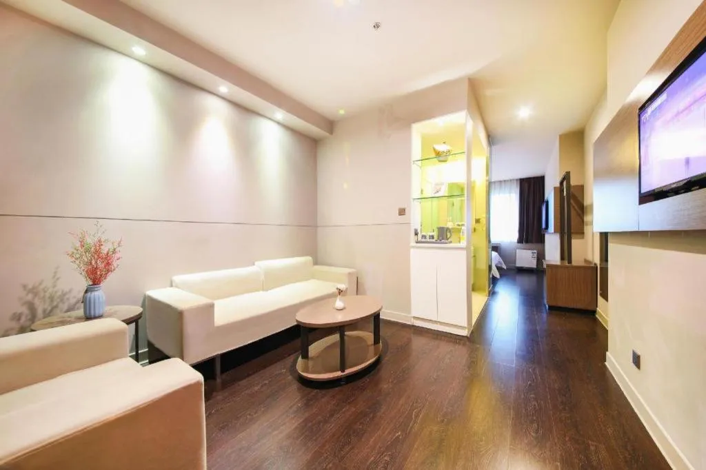 Bed in Jinjiang Inn Select Wuhan Xinhua Road Xiehe Hospital