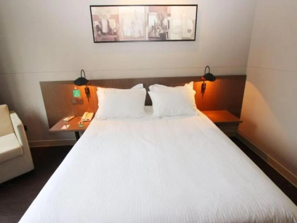 Bed in Jinjiang Inn Select Wuhan Xinhua Road Xiehe Hospital