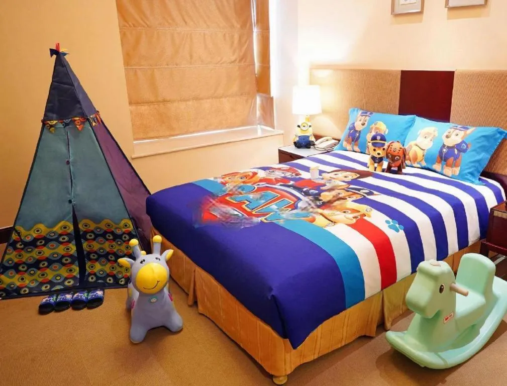 Bed in Golden Diamond Hotel Zhongshan