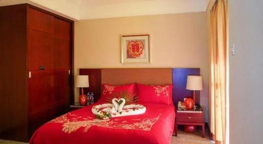 Bed in Golden Diamond Hotel Zhongshan