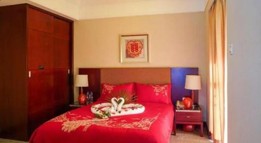 Bed in Golden Diamond Hotel Zhongshan