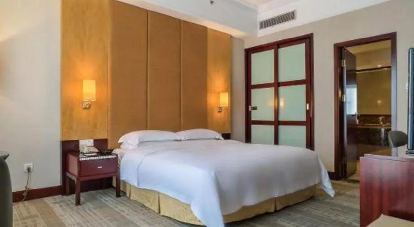 Bed in Golden Diamond Hotel Zhongshan