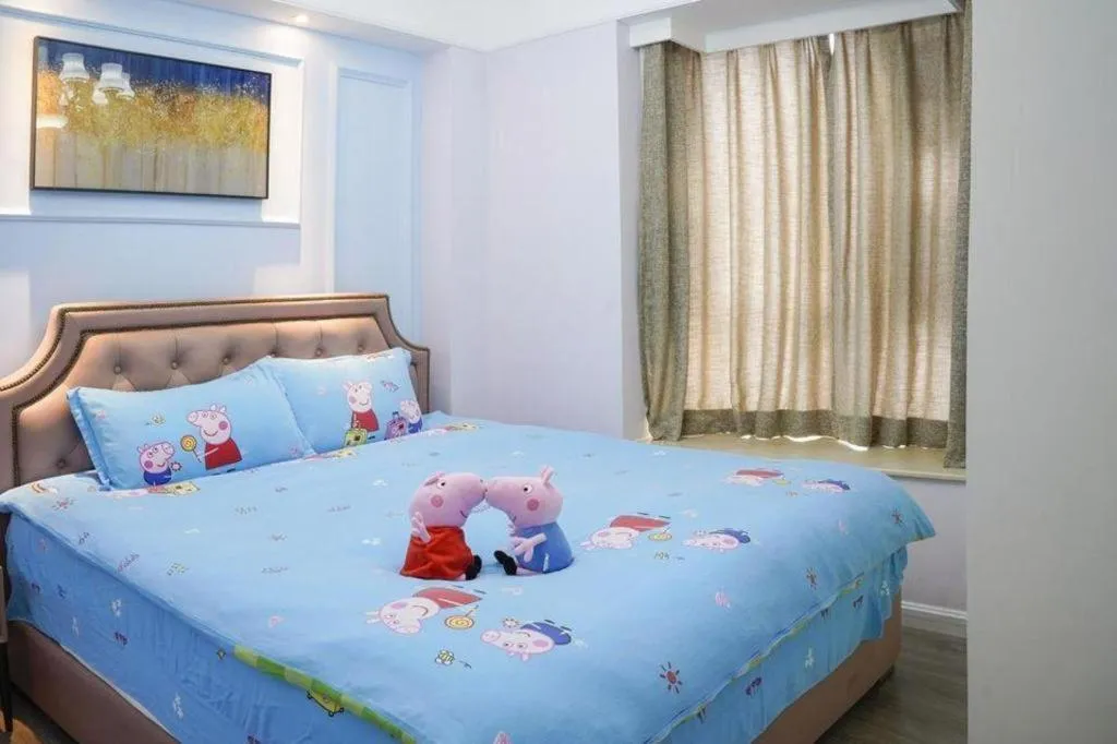 Bed in Golden Diamond Hotel Zhongshan