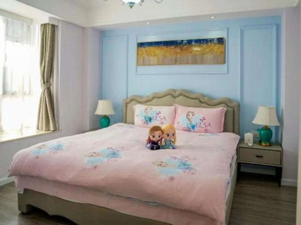 Bed in Golden Diamond Hotel Zhongshan