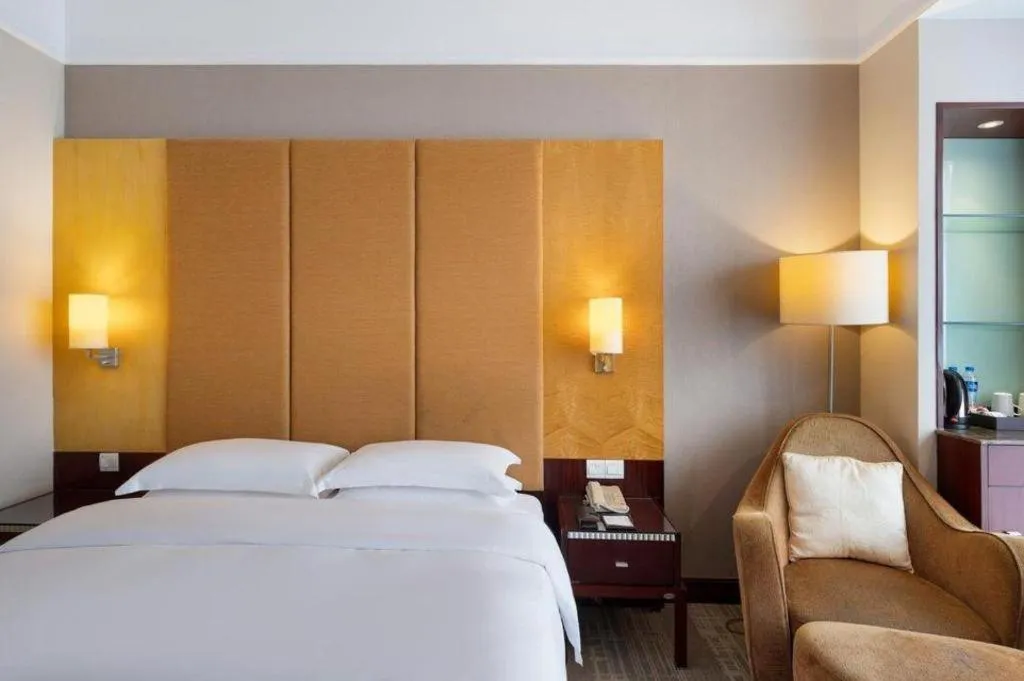 Bed in Golden Diamond Hotel Zhongshan