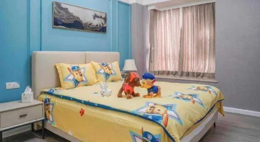 Bed in Golden Diamond Hotel Zhongshan