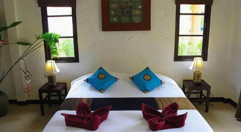 Bed in Khaolak Palm Hill Resort Bed in Khaolak Palm Hill Resort