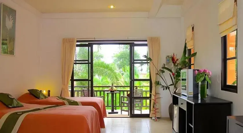 Bed in Khaolak Palm Hill Resort Bed in Khaolak Palm Hill Resort