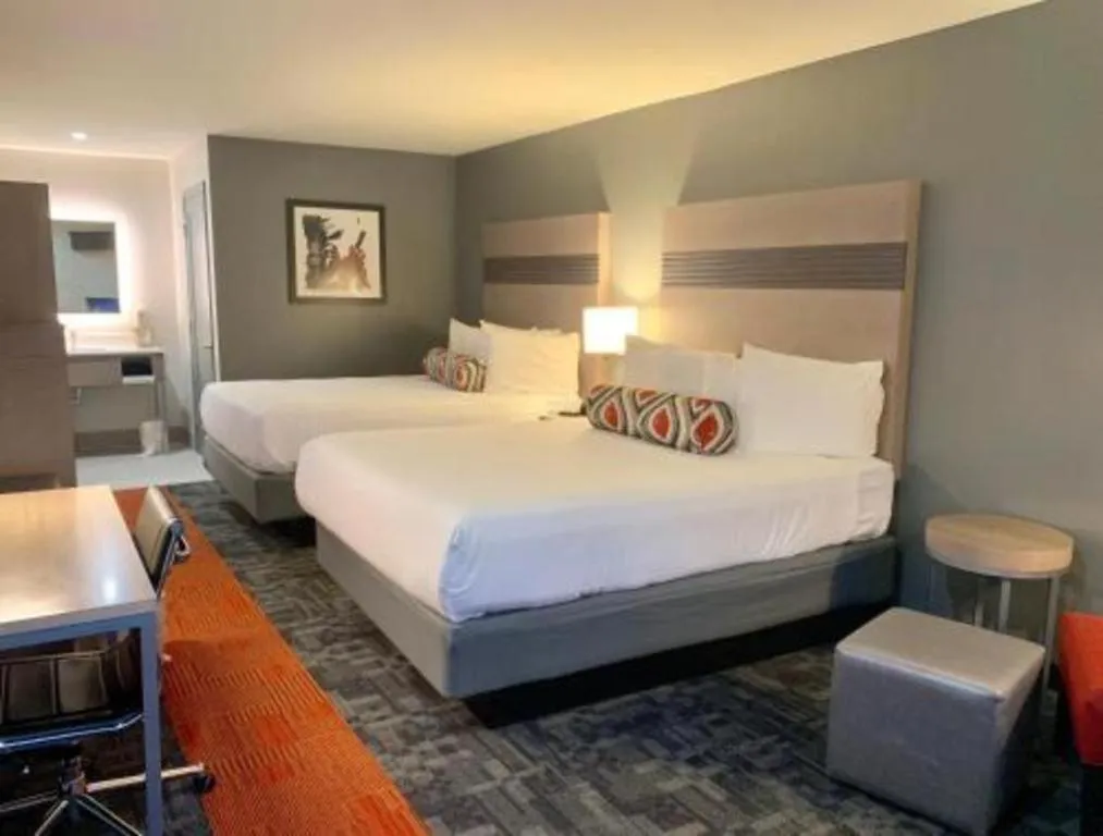 Bed in Pacific Motor Inn