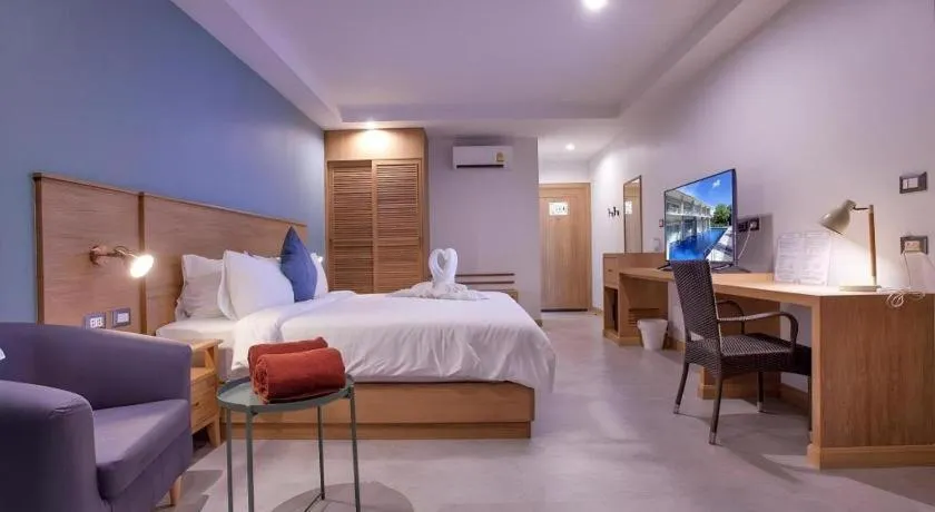 Bed in Amarin Resort