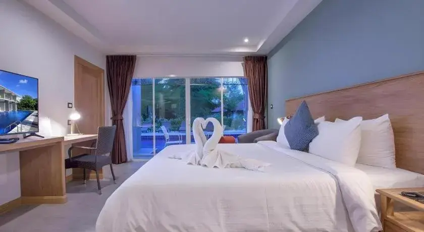 Bed in Amarin Resort Bed in Amarin Resort