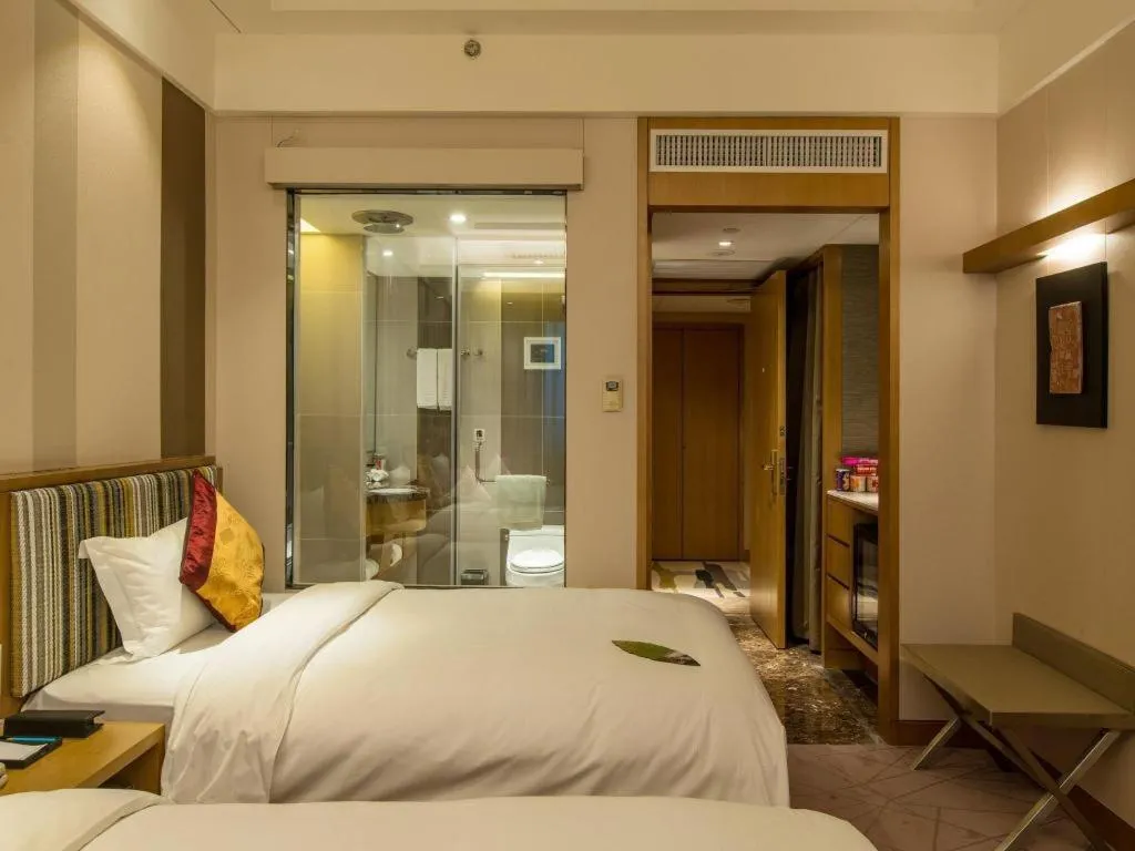 Bed in Grand Skylight Catic Hotel