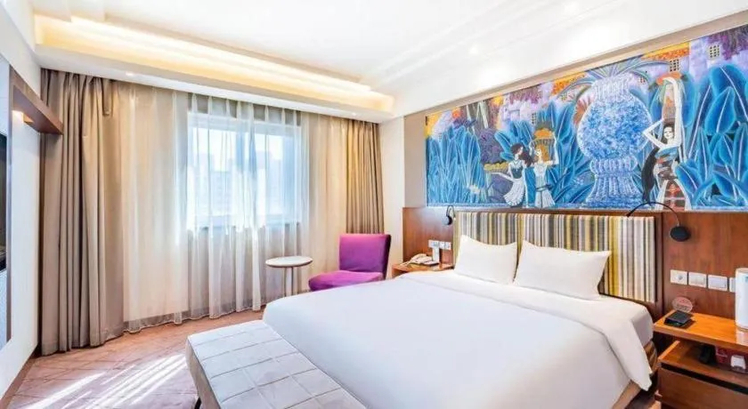 Bed in Grand Skylight Catic Hotel