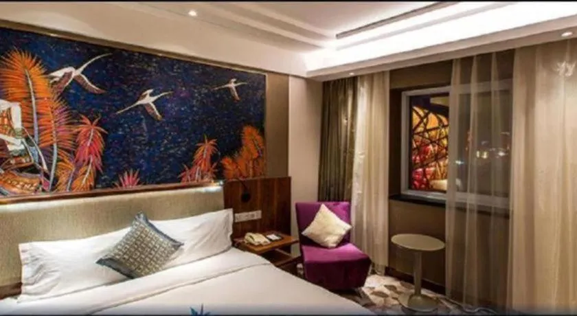 Bed in Grand Skylight Catic Hotel