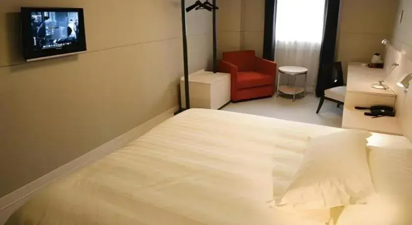 Bed in Jinjiang Inn Shaoxing Shengli West Road Luxun Hometown Bed in Jinjiang Inn Shaoxing Shengli West Road Luxun Hometown