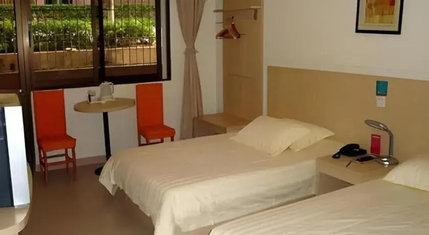 Bed in Jinjiang Inn Shaoxing Shengli West Road Luxun Hometown Bed in Jinjiang Inn Shaoxing Shengli West Road Luxun Hometown