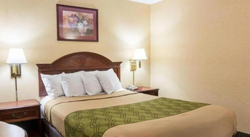 Bed in Econo Lodge Near Quantico Marine Base