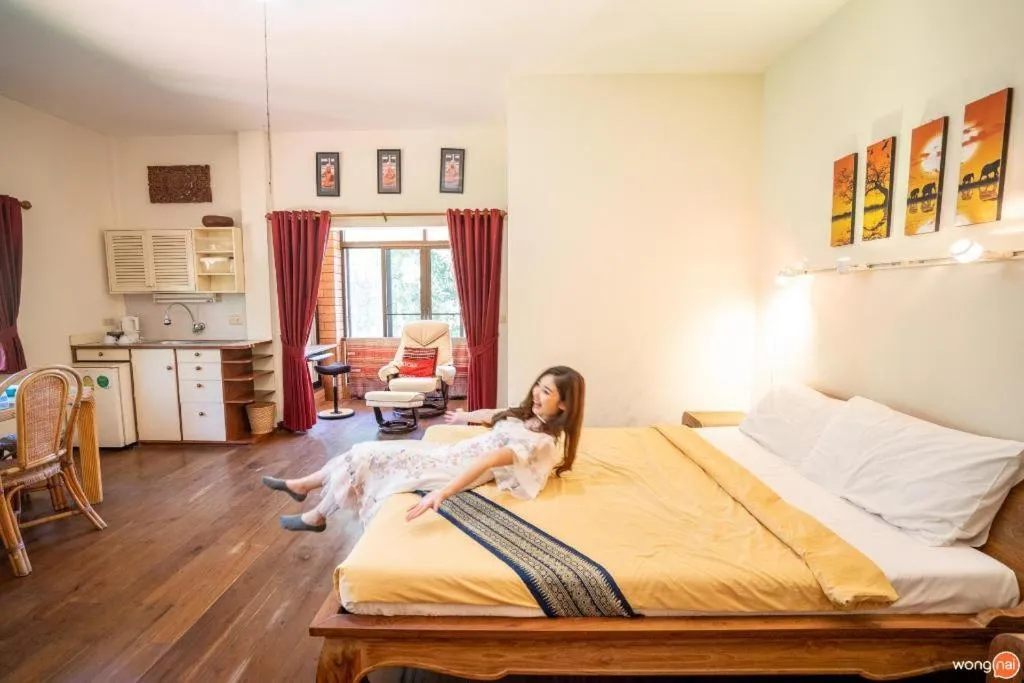 Bed in Tao Garden Health Spa & Resort