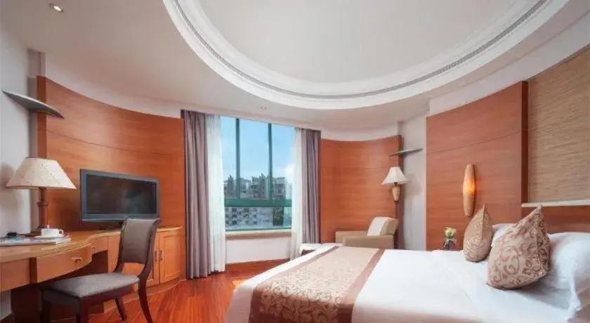 Bed in Sanya Baohong Hotel Bed in Sanya Baohong Hotel