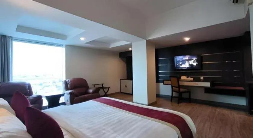 Bed in Hermes Palace Hotel Medan Bed in Hermes Palace Hotel Medan