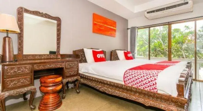 Bed in OYO 884 Baan Sang Chan Cha-am Bed in OYO 884 Baan Sang Chan Cha-am
