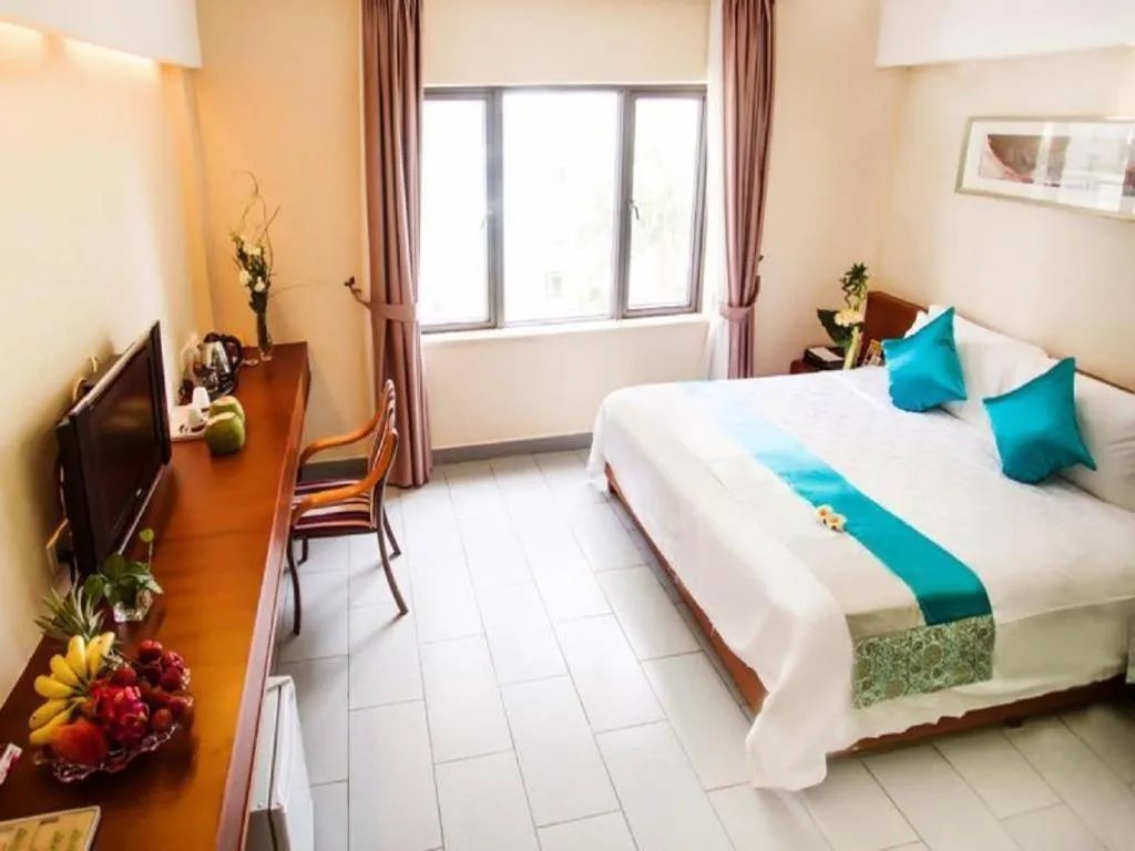 Bed in Sanya Luyi Sea View Hotel